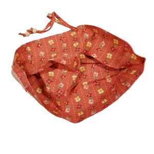 Longaberger Fabric Basket Liner Boutique Dogwood 23214244 New Bead Tie